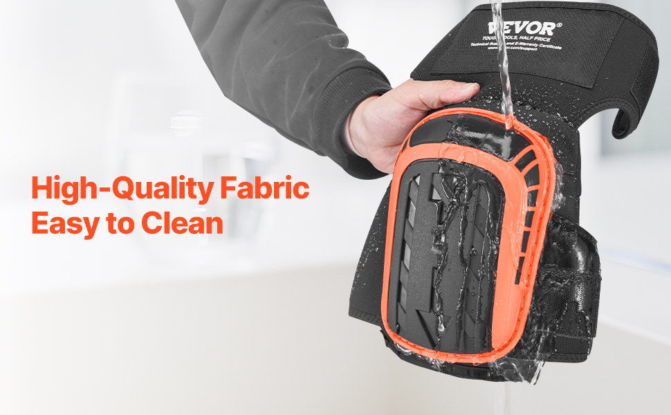 Helposti puhdistettavat polvisuojat