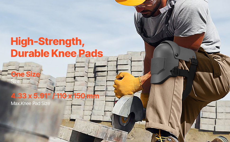 Työpolvisuojat käytössä