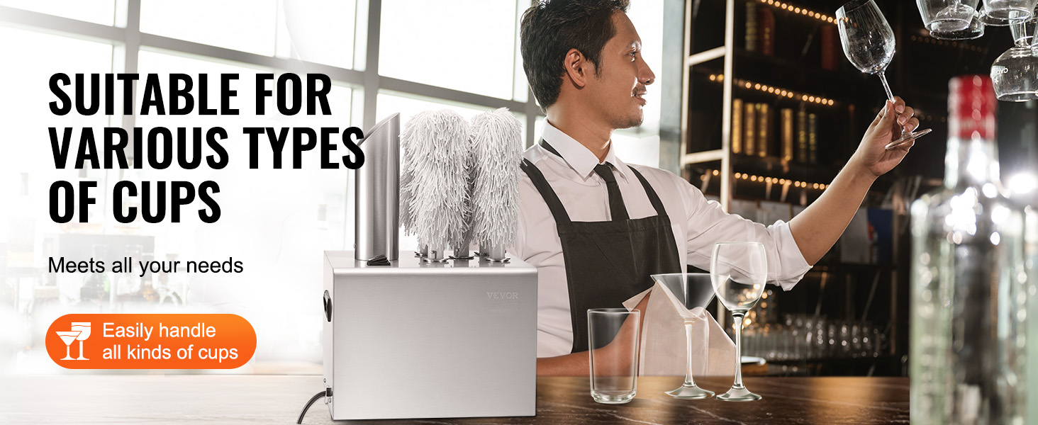 Lämminilmapuhallin lasien kuivaamiseen