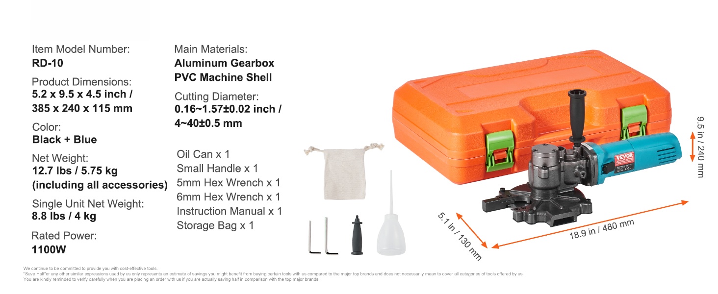 Raudoitusleikkuri ja tarvikkeet