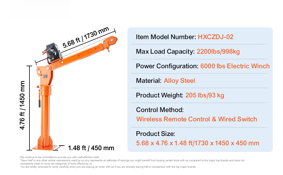 Lavanosturi asennettuna ajoneuvon lavalle