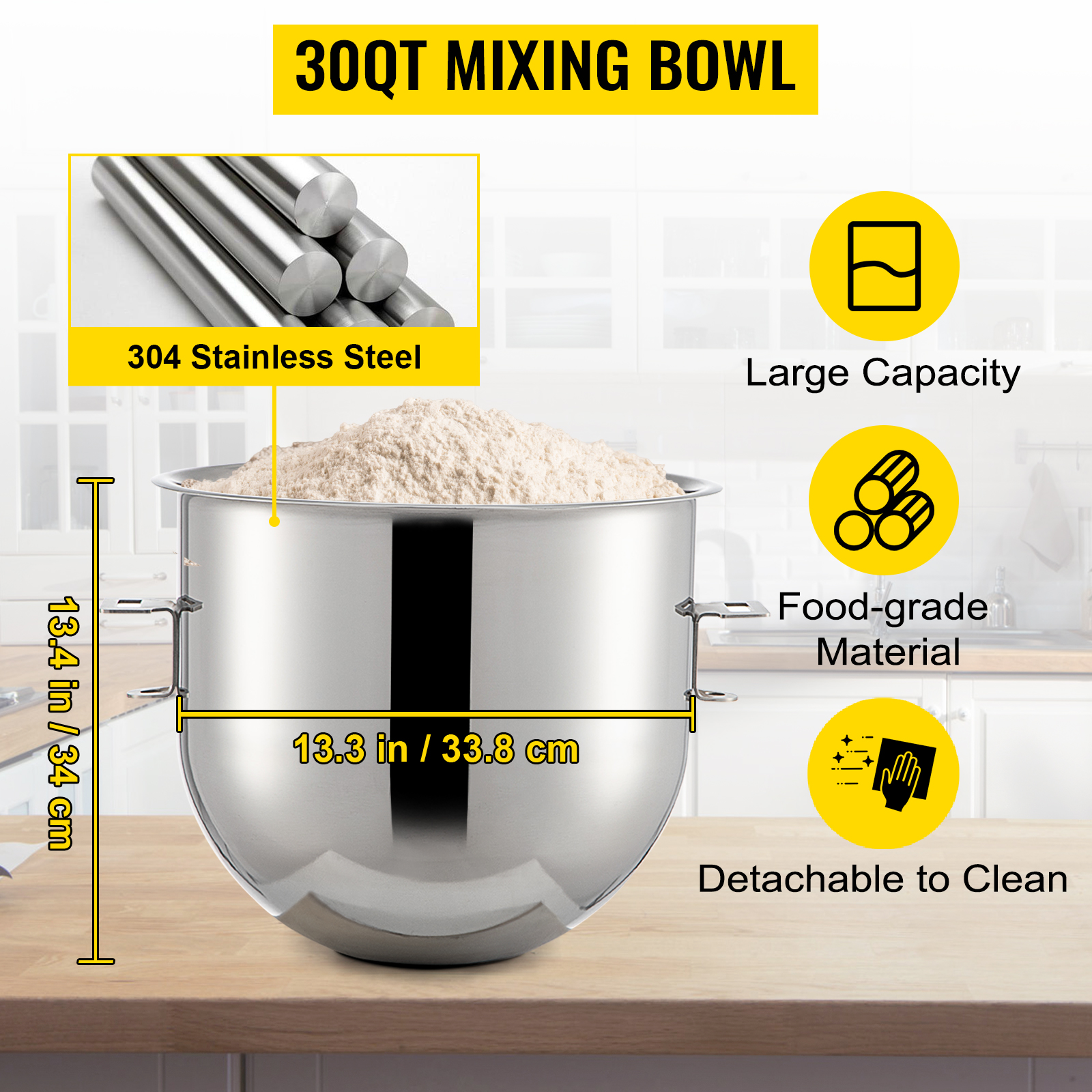 30Qt sekoituskulho