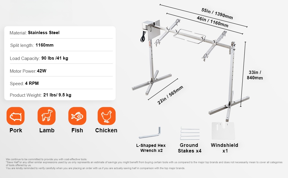 Sähköisen grillivartaan yksityiskohta