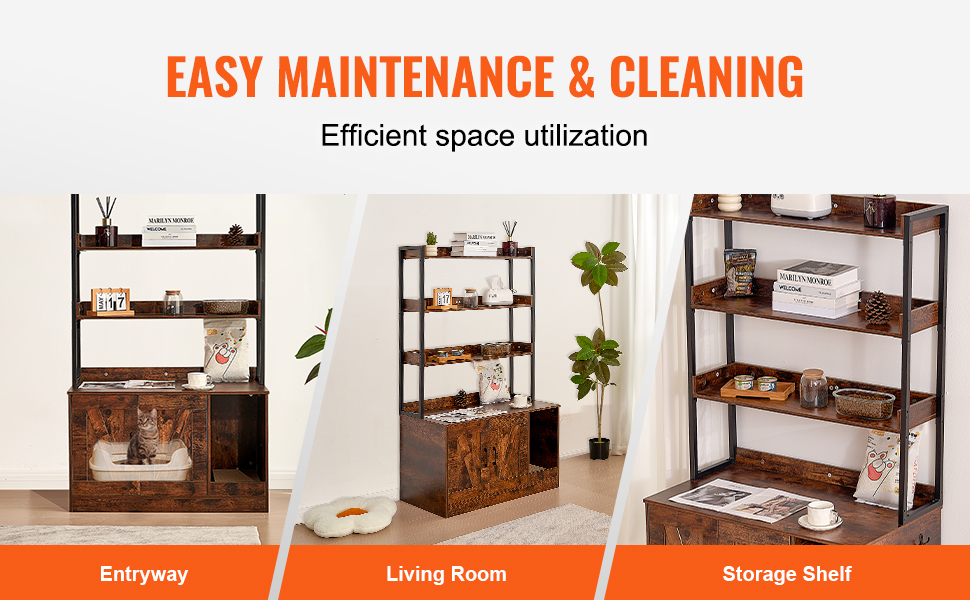 Monikäyttöinen kissan kaappi osana sisustusta