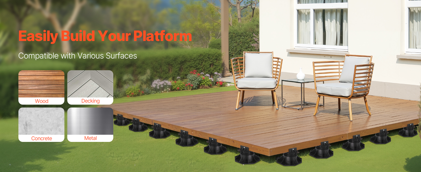 Terassin tukijalat, yleiskuva