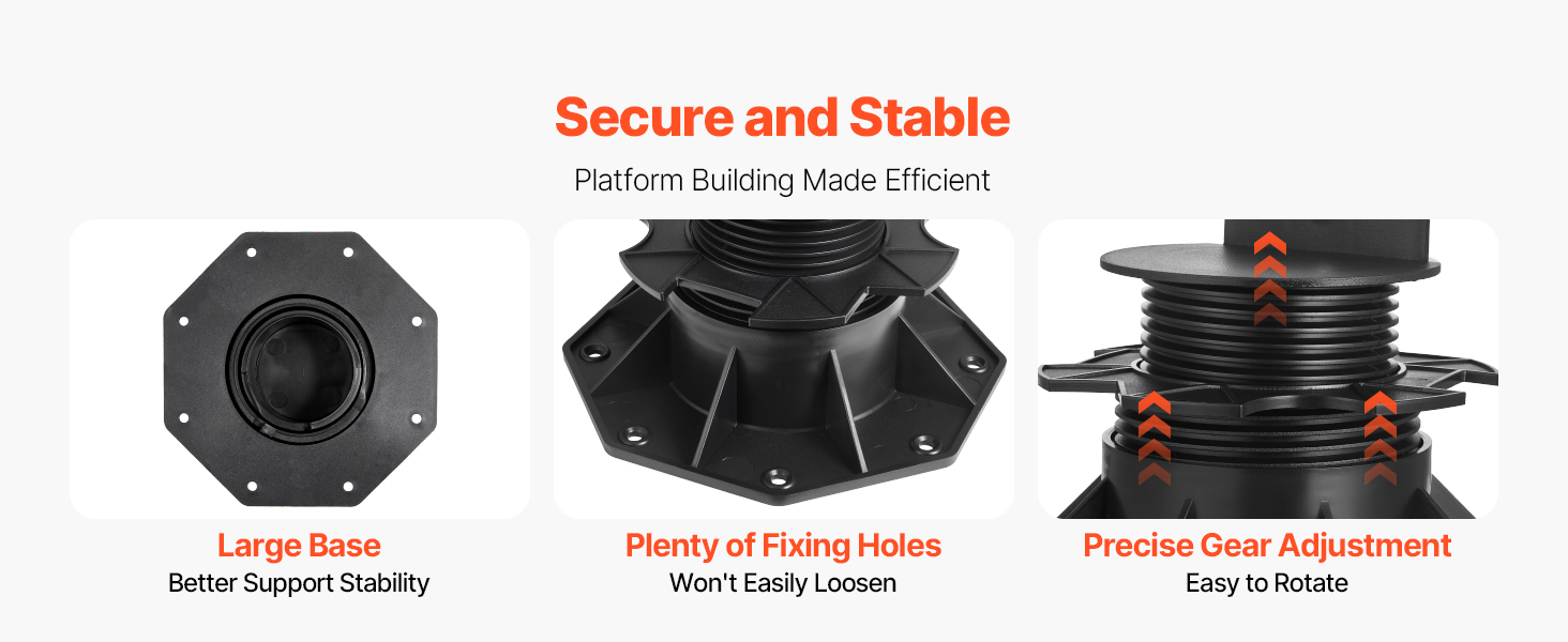 Terassin tukijalkojen suuri pohjalevy