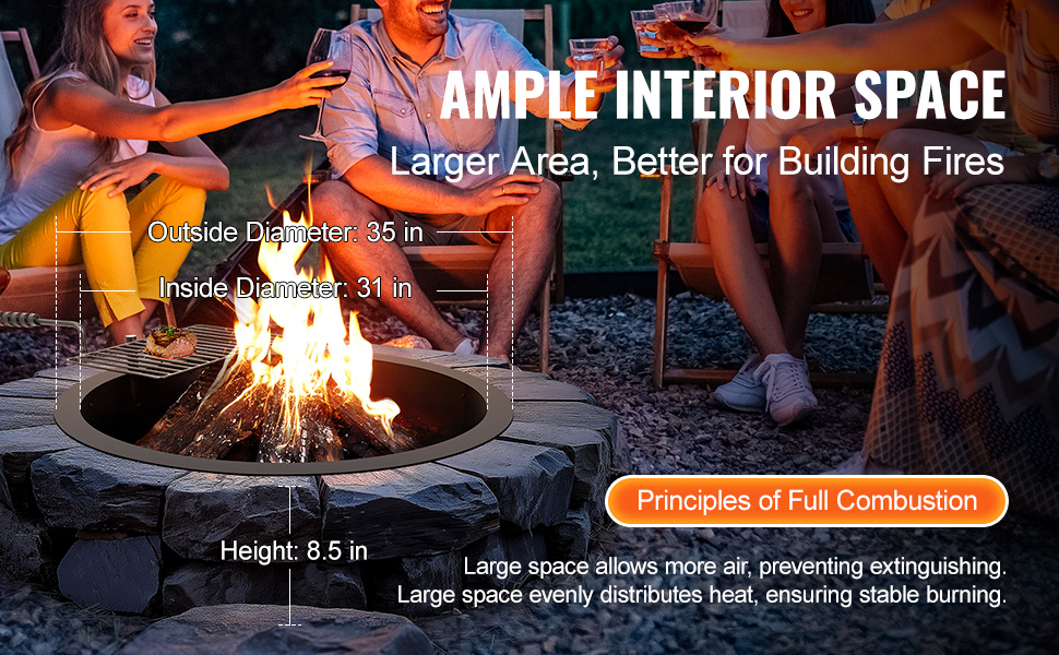 Tilava tulipesän rengas