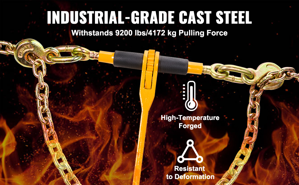 Räikkäkiristin raskaaseen käyttöön