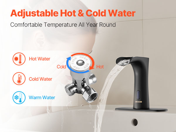 Kosketusvapaa hana, vedenvirtaus