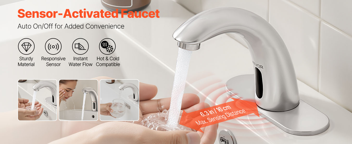 Kosketukseton pesuallashana, yleisnäkymä