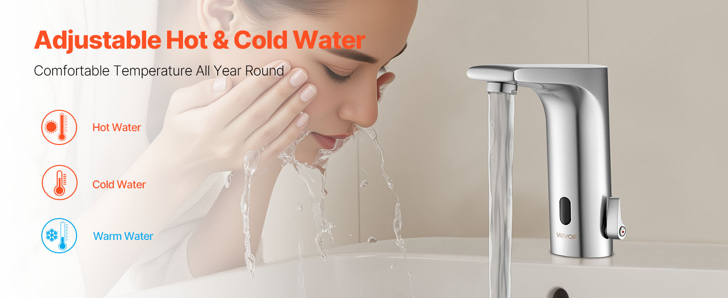 Kuuman ja kylmän veden säätö