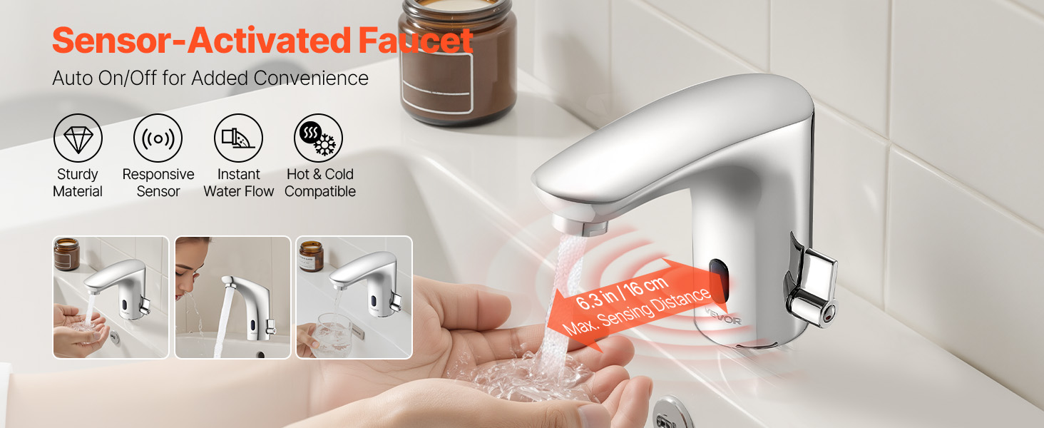 Koskettamaton kylpyhuonehana, infrapunatunnistin