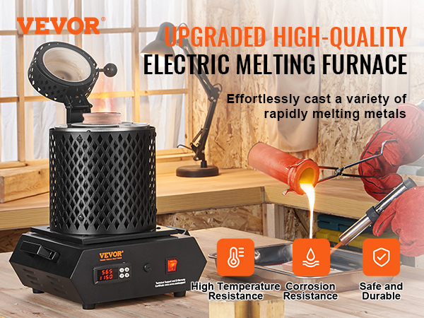 Sulatusuuni ja upokkaat