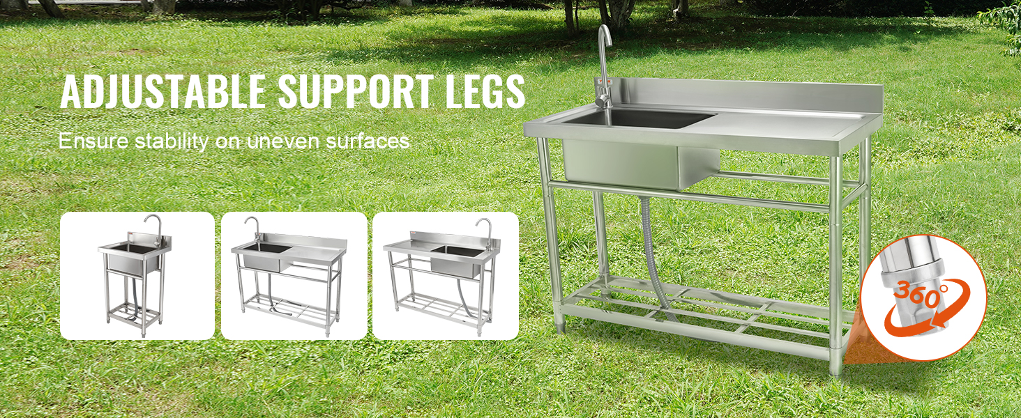 Säädettävät ja kääntyvät jalat