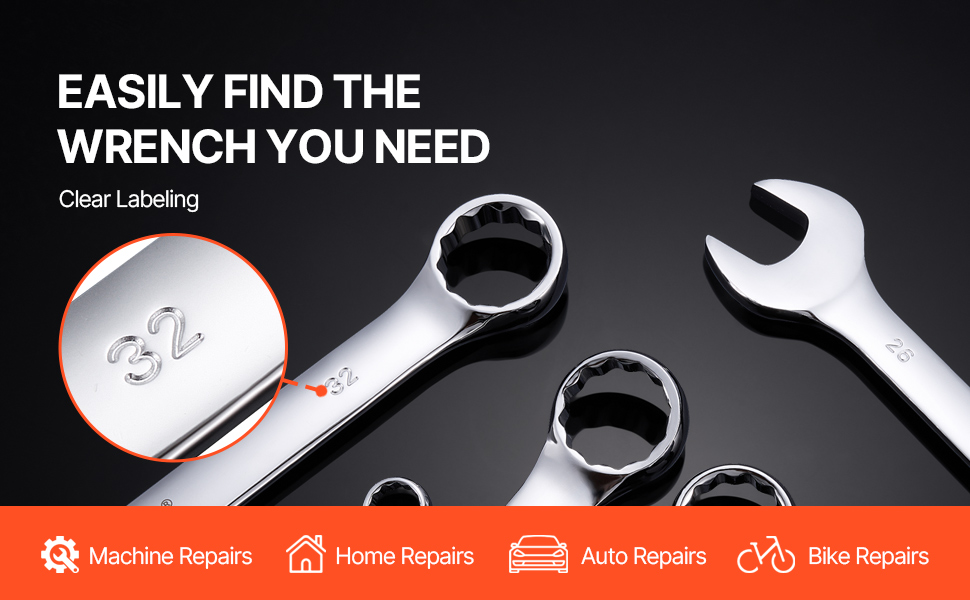 Selkeät kokomerkinnät avaimissa