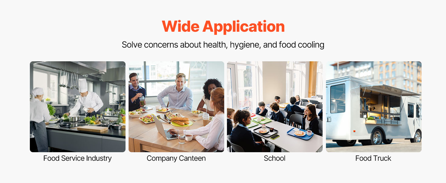 Lämpökaappi erilaisille ruoille