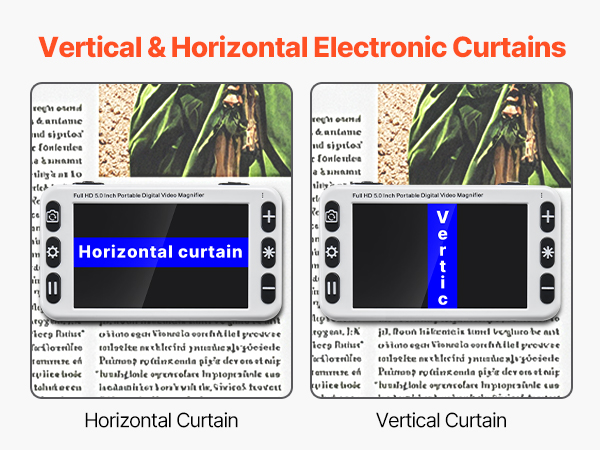 Digitaalinen suurennuslaite, näytön rajaus