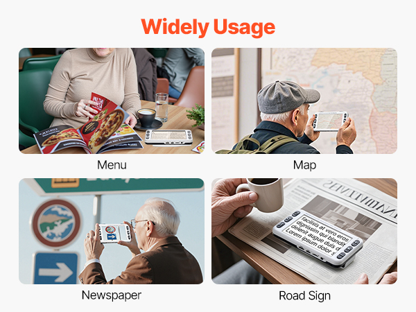 Digitaalinen suurennuslaite, mukana matkalla
