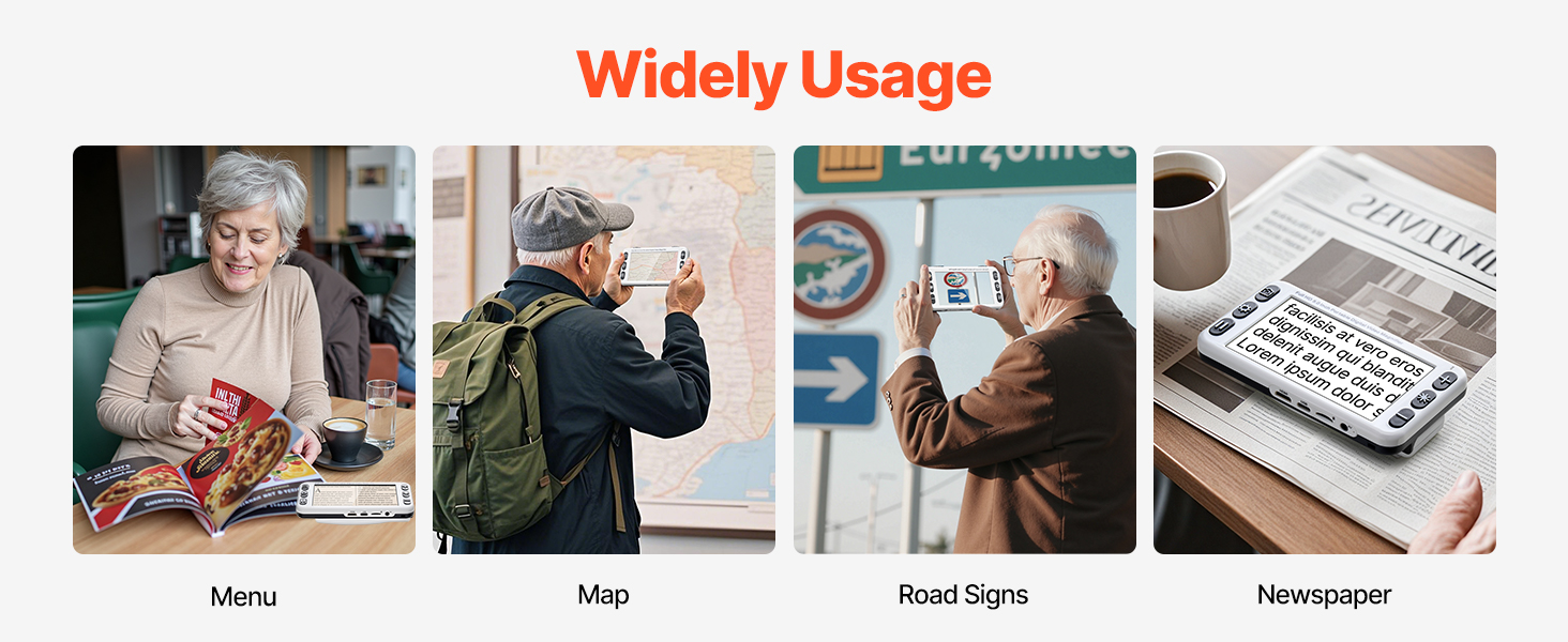 Digitaalinen suurennuslaite, käyttö arjessa