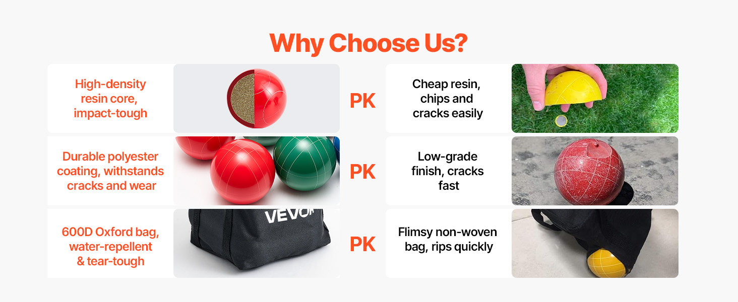 Sileät bocce-pallot