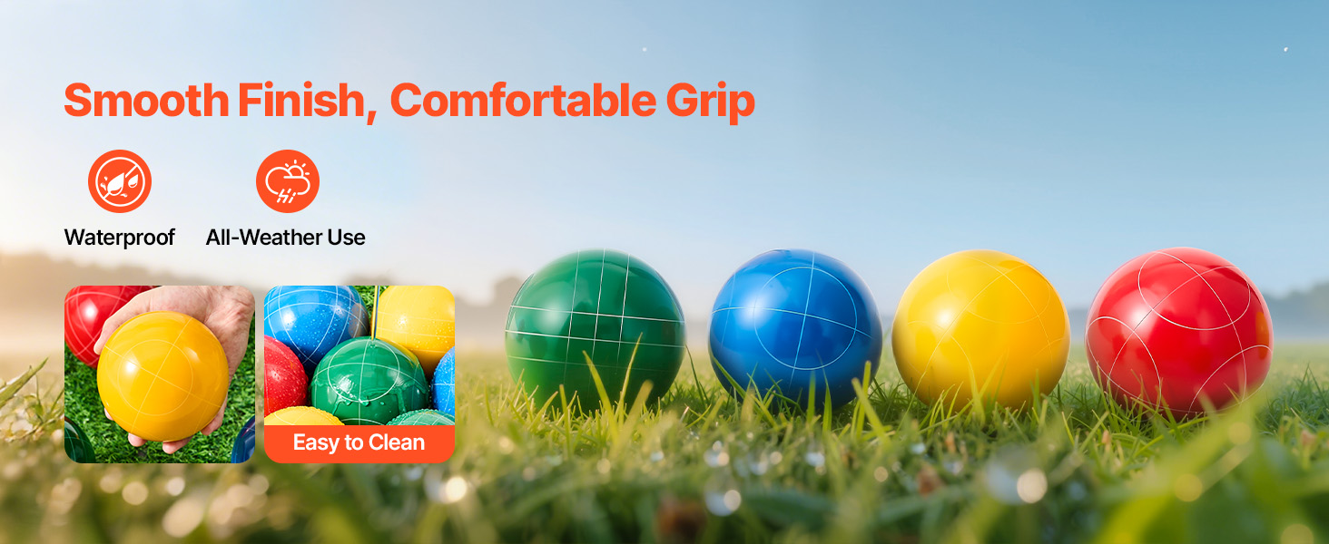 Bocce-peli nurmikolla