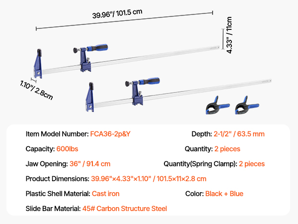 Palkkipuristinten mitat ja rakenne