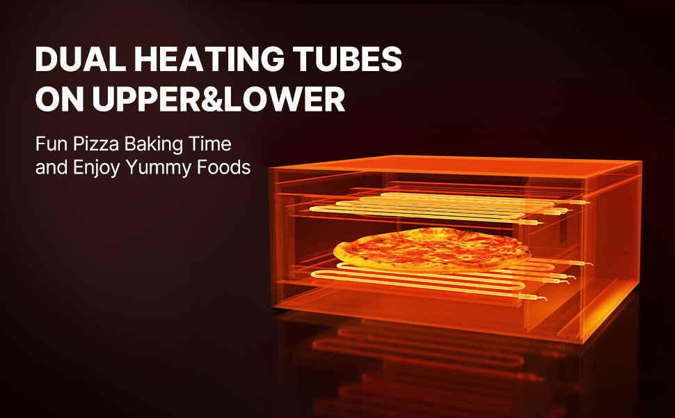 Pizzauuni käytössä ja paistotulos