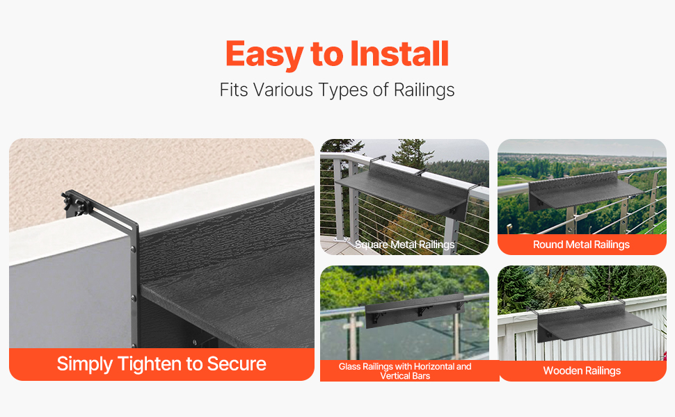 Säädettävä kiinnitysteline kaiteelle