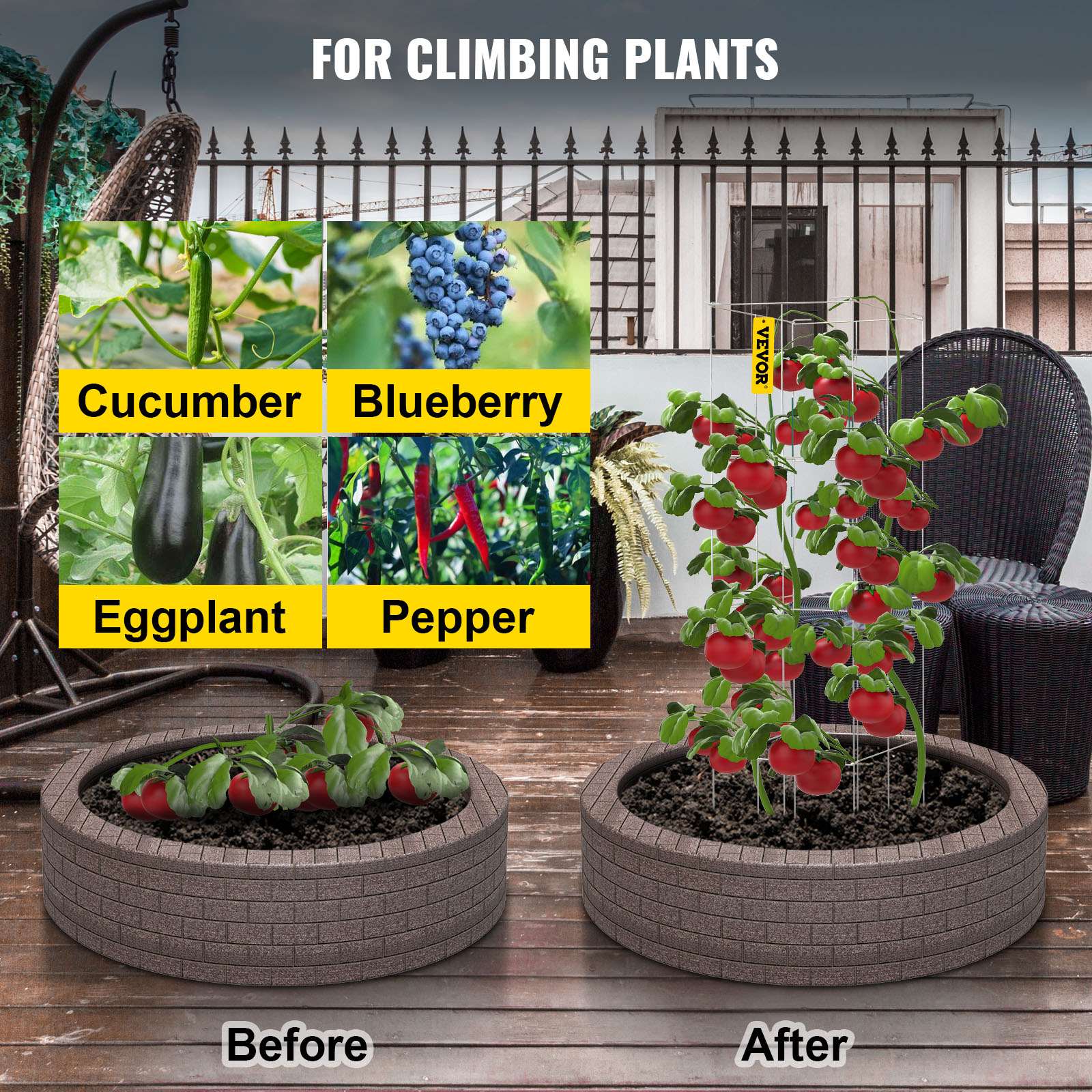 Köynnöskasvien tuki