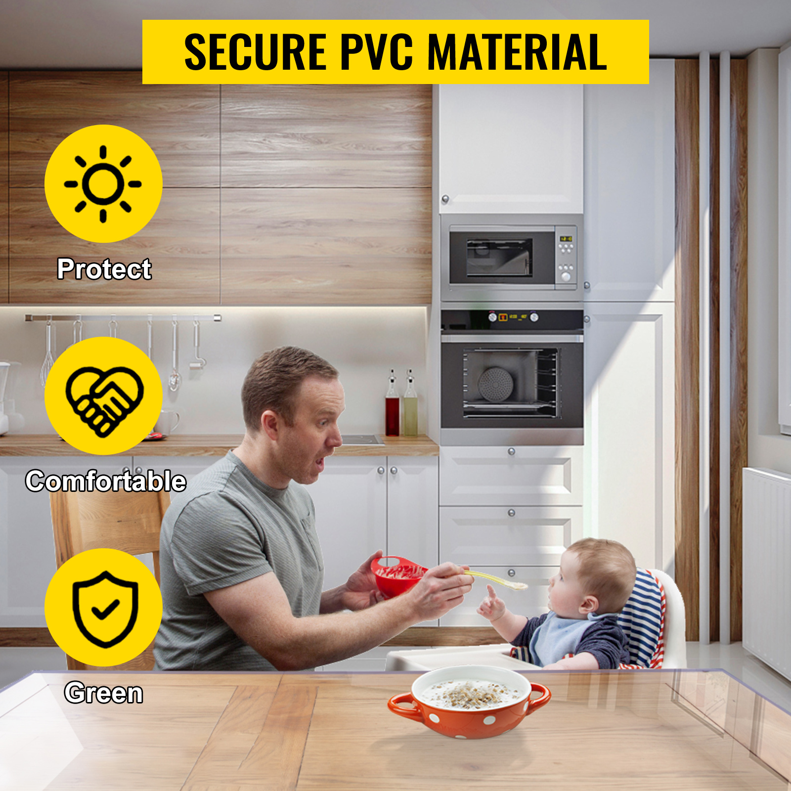 Turvallinen PVC-materiaali