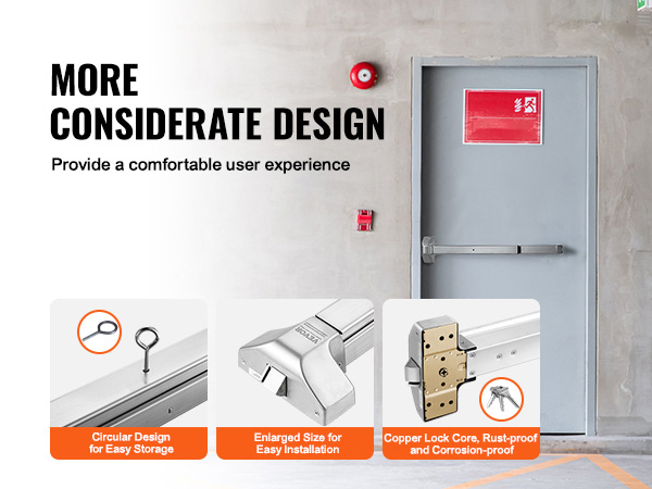 Panikkitangon käyttö ulkopuolelta avaimella