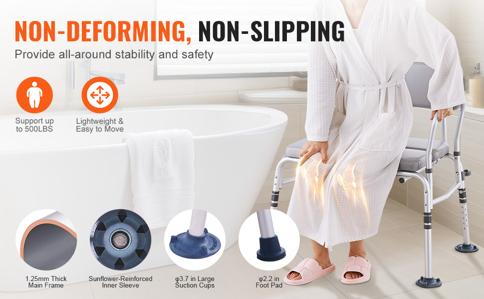 Vakaa runko ja liukuestejalat