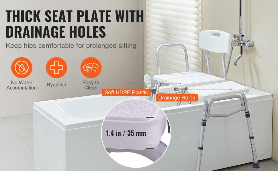 Mukava ja helposti puhdistettava istuin