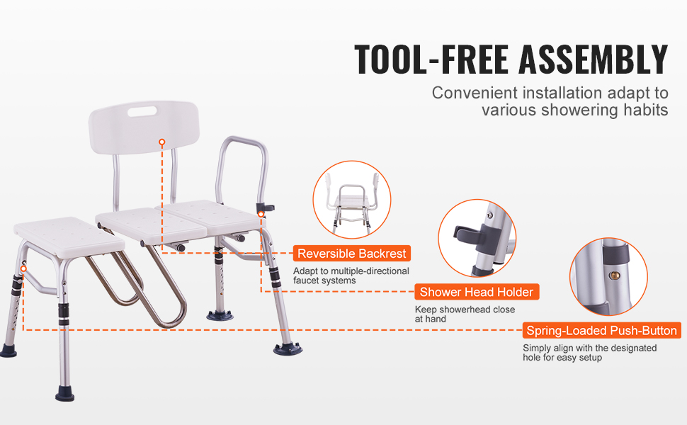 Helposti koottava ammeen siirtoistuin