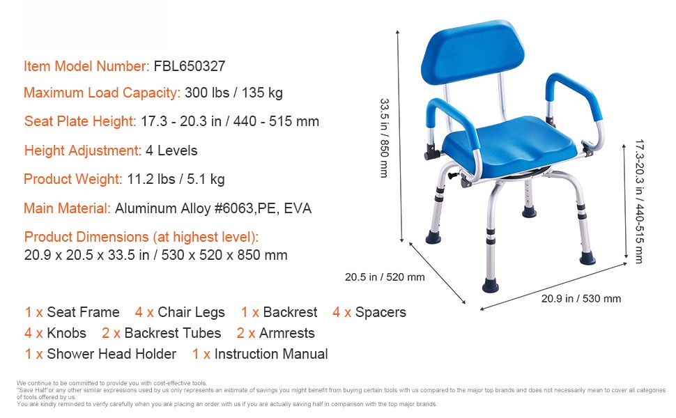 Suihkutuoli kylpyammeeseen tai suihkuun