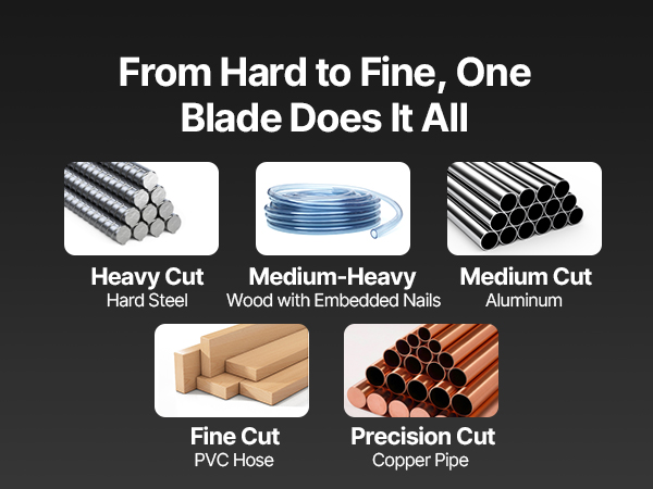 Leikkausesimerkki eri materiaaleille