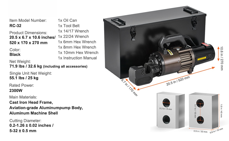 Harjateräsleikkurin varusteet ja kantosalkku