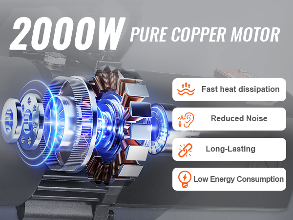 Betoniteräsleikkurin moottori sivulta katsottuna