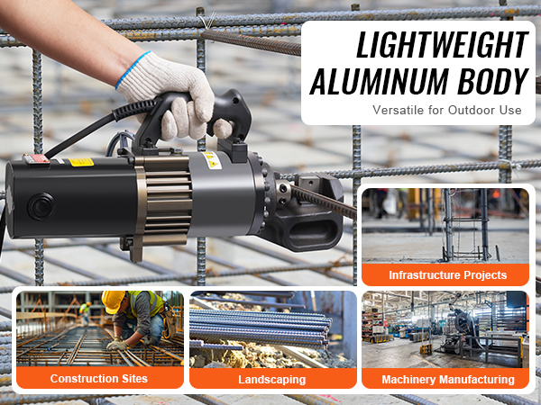 Betoniteräsleikkurin käyttö monessa tilanteessa