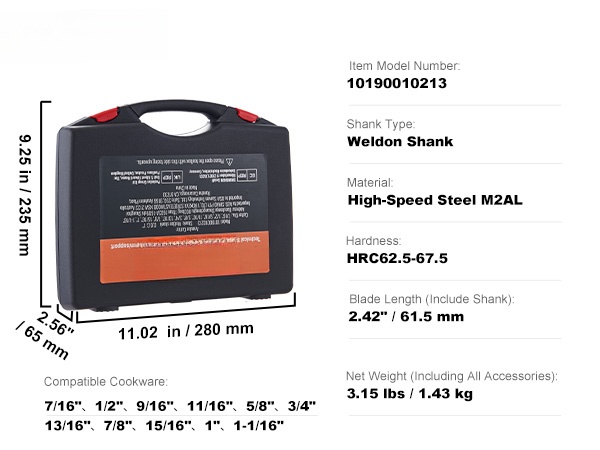 Rengasporasarja kuljetuslaatikossa