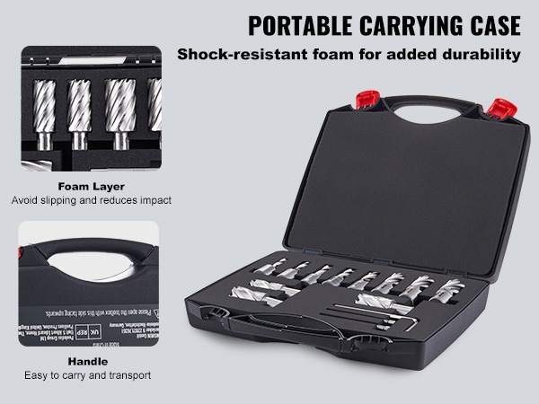 Kuljetuslaatikko ja terien säilytys