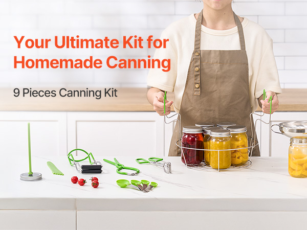 Säilöntätarvikesetti, 9 osaa, yksityiskohta