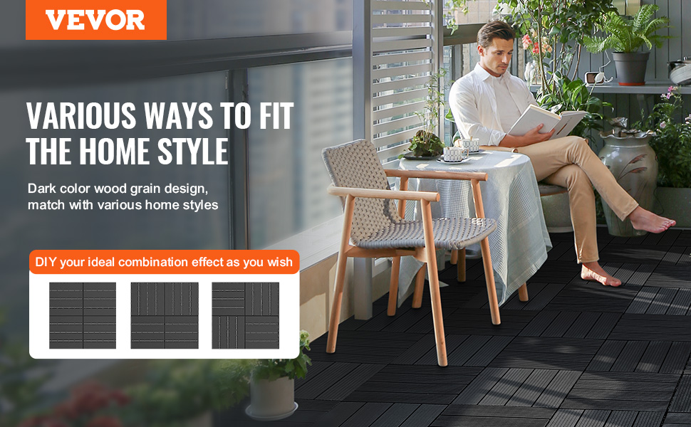 Lukittavat terassilaatat yleiskuva