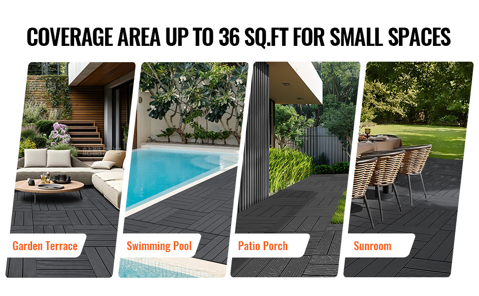 Puukuviolliset laatat erilaisissa asettelukuvioissa