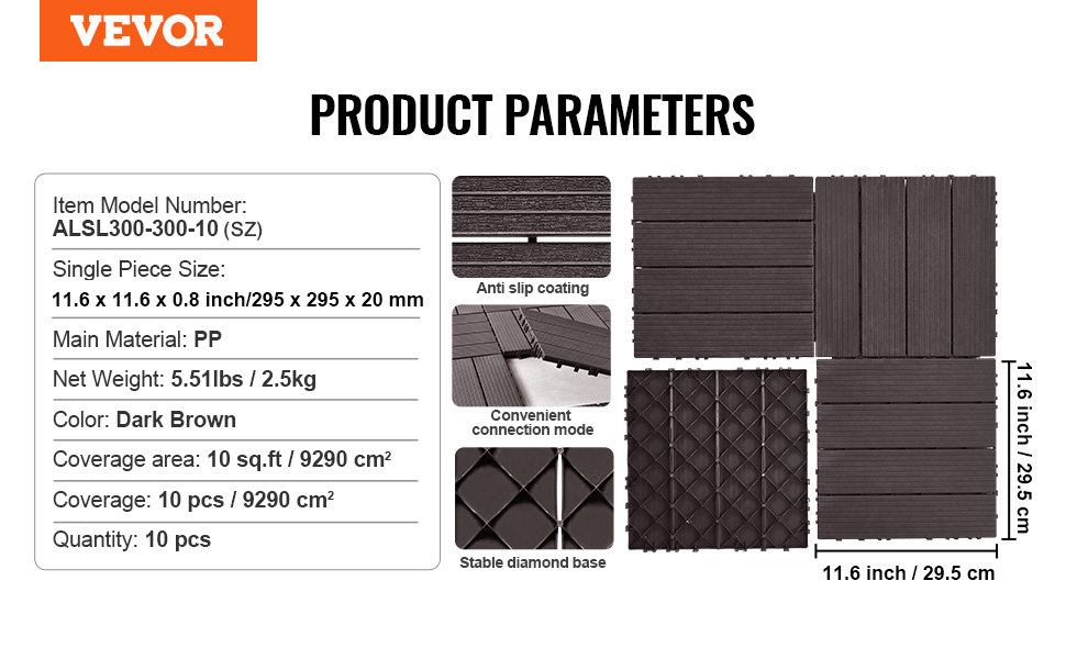 Valmis lattia-alue toisiinsa lukittuvilla laatoilla