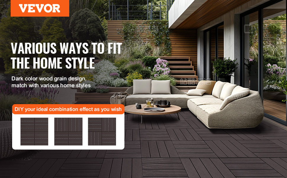 Toisiinsa lukittuvat terassilaatat