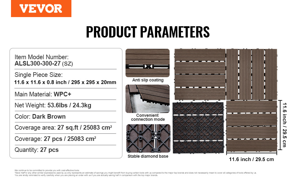 Valmis lattia liukulukoilla koottuna