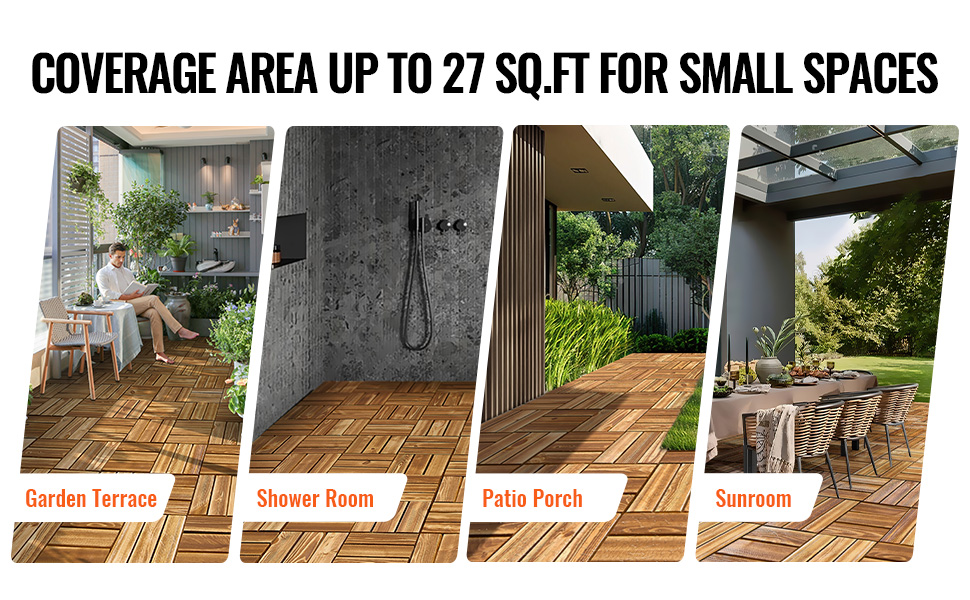 Puukuviollisten laattojen erilaisia asettelumalleja