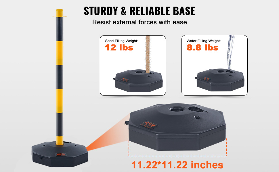 Täytettävä ja leveä pohja