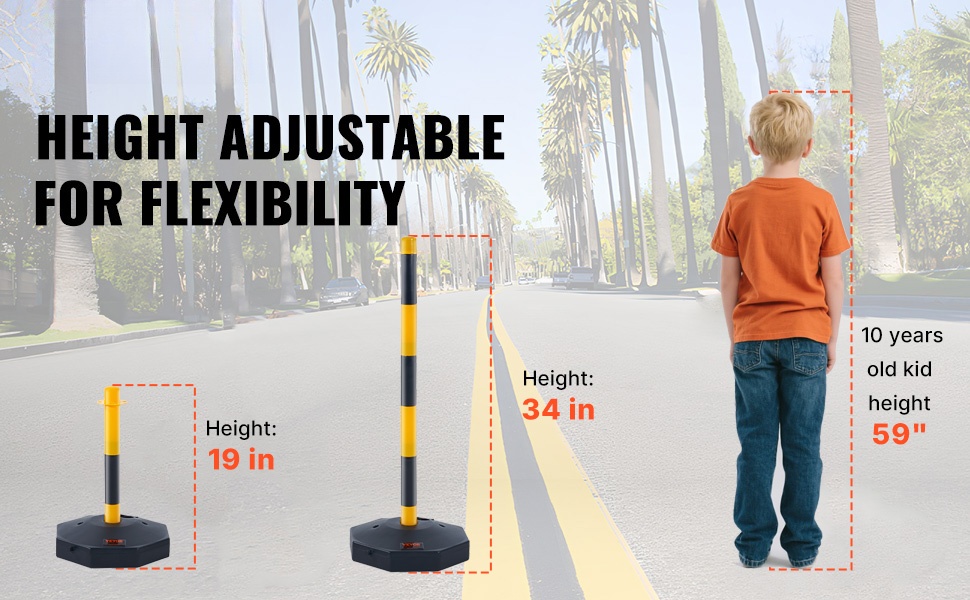 Liikenteen ohjaustolpat ketjulla